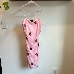 Rue21 Pink Bodycon Dress with Spaghetti Straps